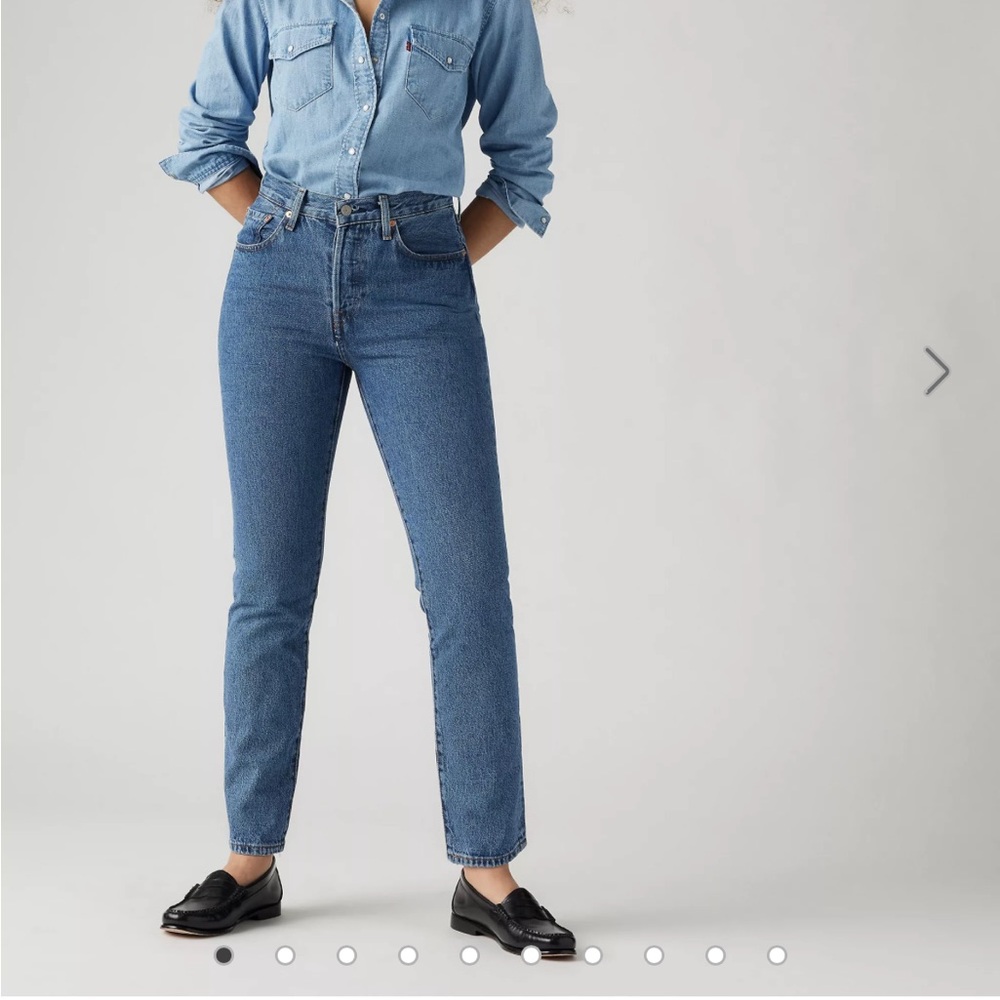 Levi's Blue 501 Women's Jeans W30,L26